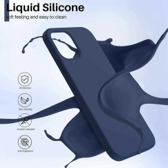 Riff "Silicone Liquid Back Case Galaxy A35 5G" sininen