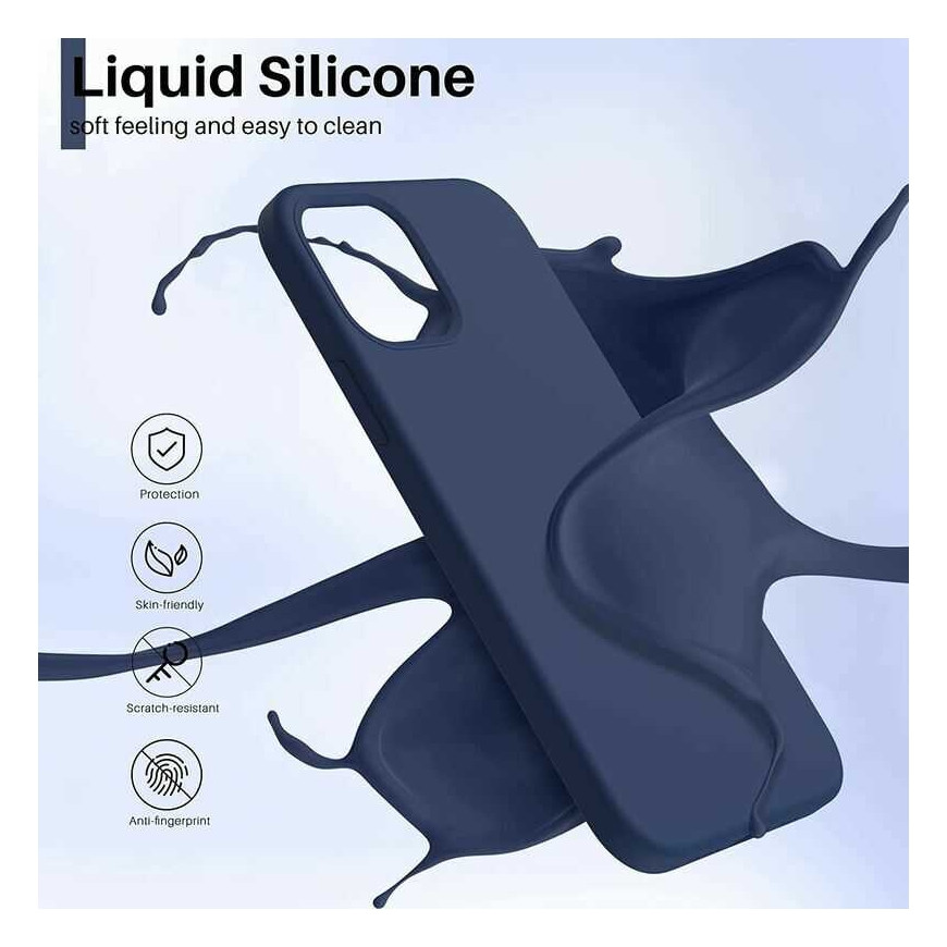 Riff "Silicone Liquid Back Case Galaxy A35 5G" sininen