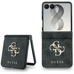 Чехол GUESS для SAMSUNG GALAXY Z FLIP 8 (4G Большой Логотип) черный
