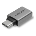 Axagon RUCM-AFA adapter USB-C (M) - USB-A (F), USB 3.2 Gen 2, 3A, ALU