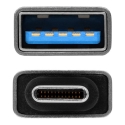Axagon RUCM-AFA adapter USB-C (M) - USB-A (F), USB 3.2 Gen 2, 3A, ALU