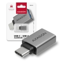 Axagon RUCM-AFA adapter USB-C (M) - USB-A (F), USB 3.2 Gen 2, 3A, ALU