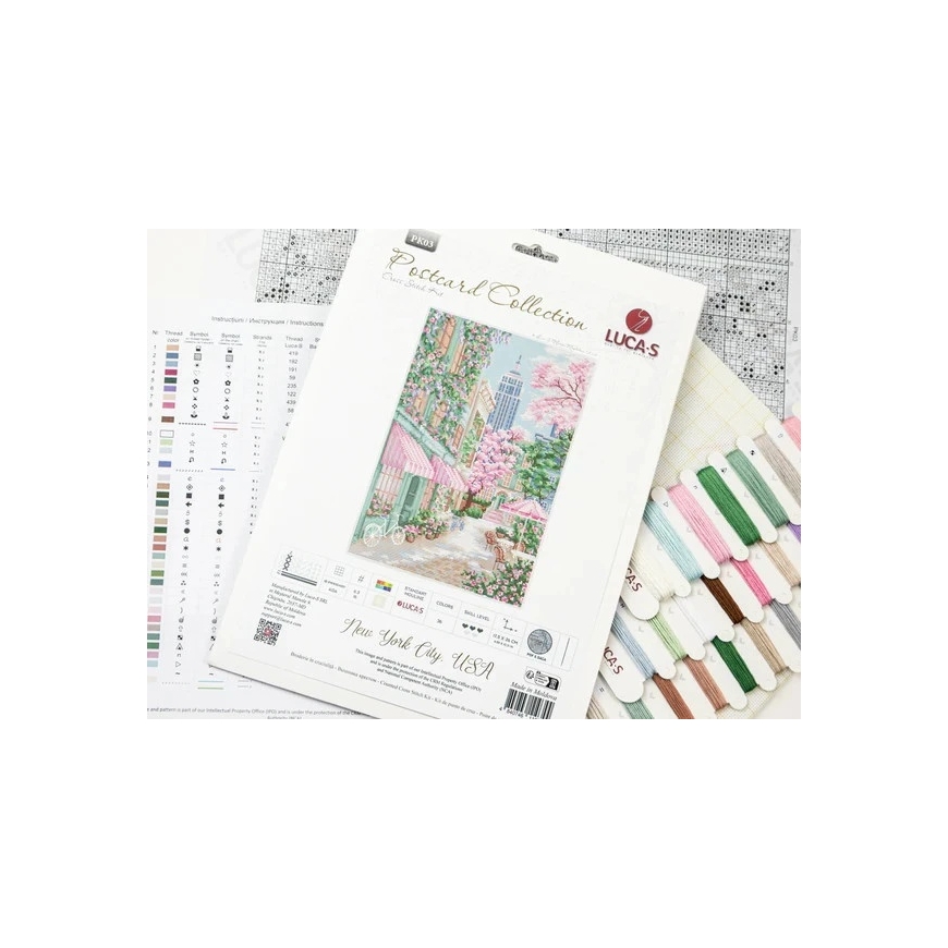 luca S Cross-Stitch Kit York City, USA 17.5x26 cm SBPK03 – 4