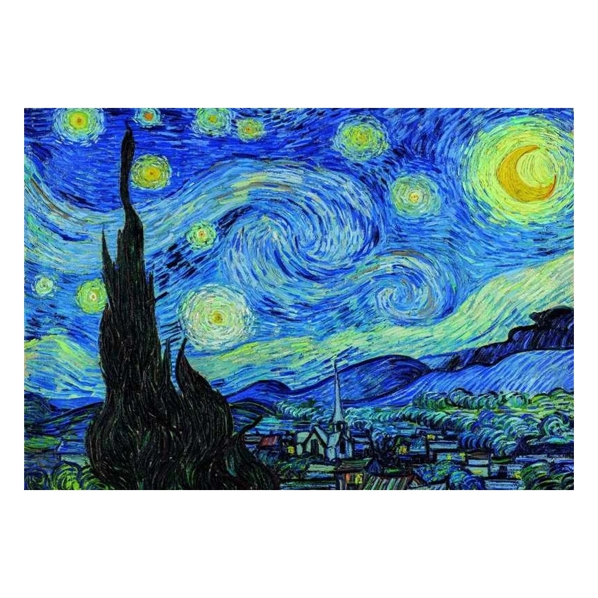 Clementoni Puzle 1000 gab. - Vinčents van Gogs: Zvaigžņu nakts – 3
