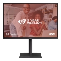 AOC E4 X24E4U computer monitor 61 cm (24") 1920 x 1200 pixels Full HD LED Black
