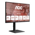 AOC E4 X24E4U computer monitor 61 cm (24") 1920 x 1200 pixels Full HD LED Black