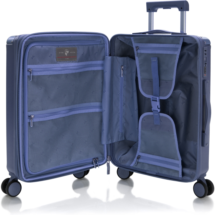 Heys Luxe 53 cm kohver, laevastonsinine – 4