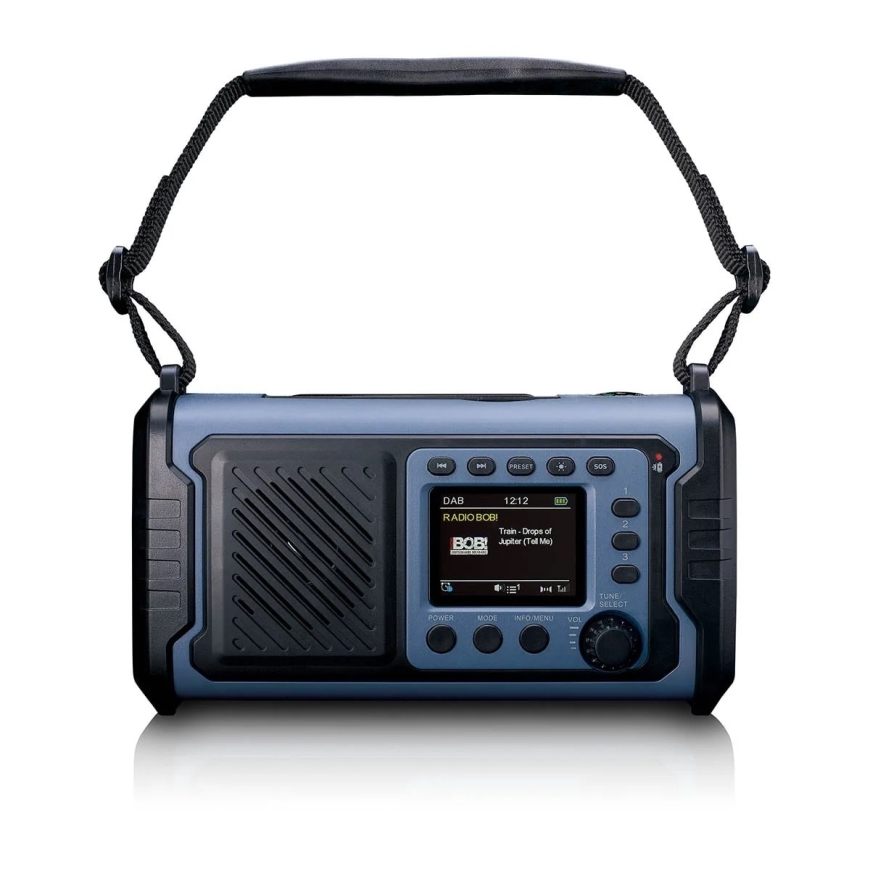 Lenco avarinis radijas PDR-255BU, mėlynas – 2