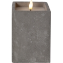 Star Trading Flamme Cem LED svece 14,5 cm, pelēka Star Trading Flamme Cem LED svece 14,5 cm, pelēka