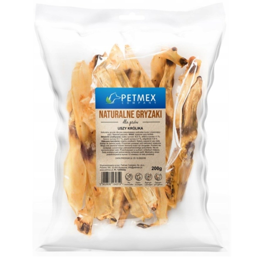 PETMEX Rabbit ears - dog treat - 200g