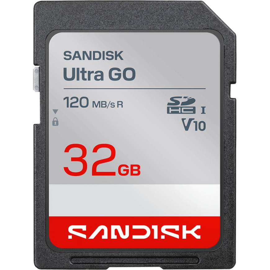 SanDisk 32 GB Ultra GO UHS-I U1 V10 SDHC atminties kortelė