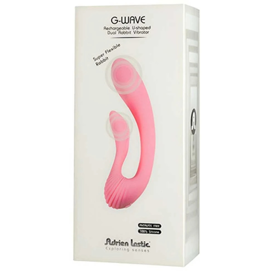 Adrien Lastic Klitori ja G-punkti massaaž 2 poolega 10 režiimi 18 cm