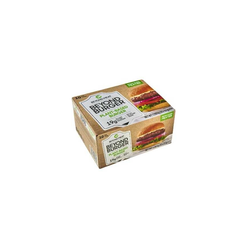 Šaldyti veganiški paplotėliai mėsainiams BEYOND MEAT Beyond Burger, žirnių pagrindo, 10 x 113g