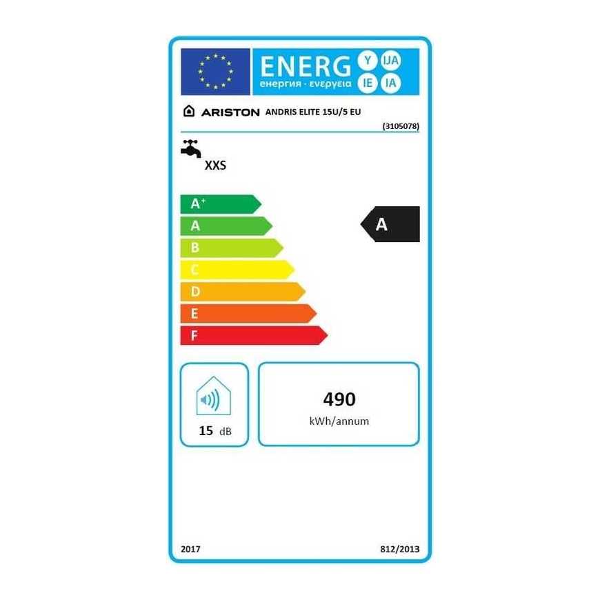 Ariston ANDRIS LUX ECO 15U/5 EU 3100350 – 3