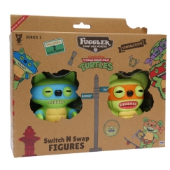 FUGGLER S2 VAHETUS & STiILIMIS FIGUURID - 2 PK (LEONARDO & MICHELANGELO)