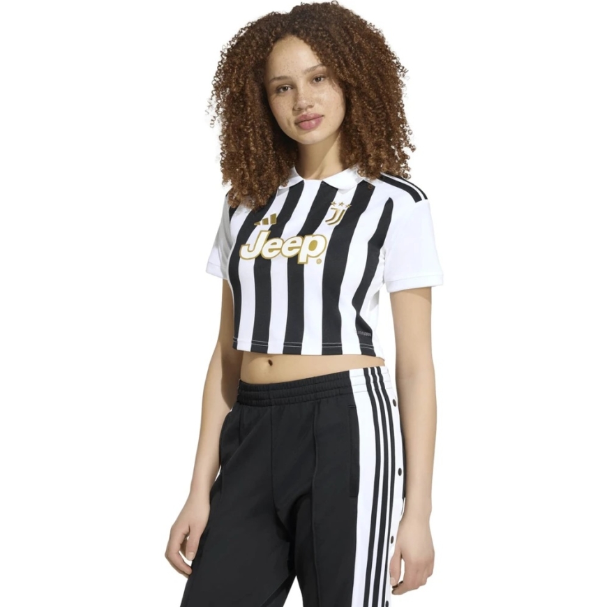 adidas Juventus 26/27 Home Cropped Jersey valge ja must KB8878 (S)