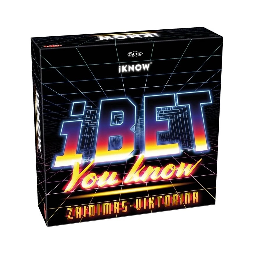 TACTIC Peli "iKNOW iBET You Know" (liettua)
