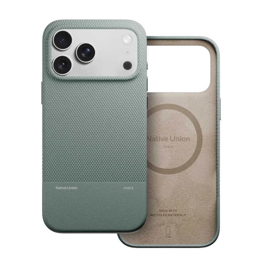 "Native Union" (RE) classic case, greyish green - iPhone 17 Pro Max