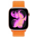Crong Нейлоновые ремешки для Apple Watch 38/40/41/42мм Тропический Оранжевый Crong Нейлоновые ремешки для Apple Watch 38/40/41/42мм Тропический Оранжевый
