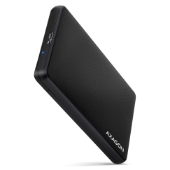 Axagon EE25-SL tallennusaseman kotelo HDD-/SSD-kotelo Musta 2.5"