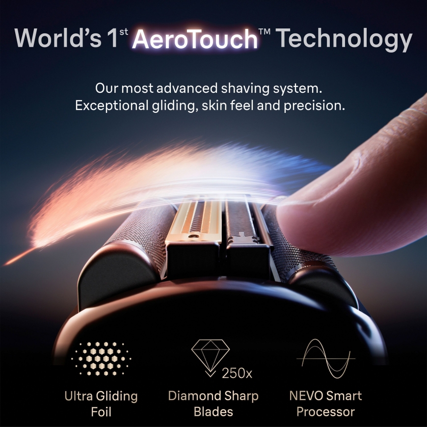 Braun NEVO skuvekļa oriģinālais nomaiņas gals, sudraba – 2