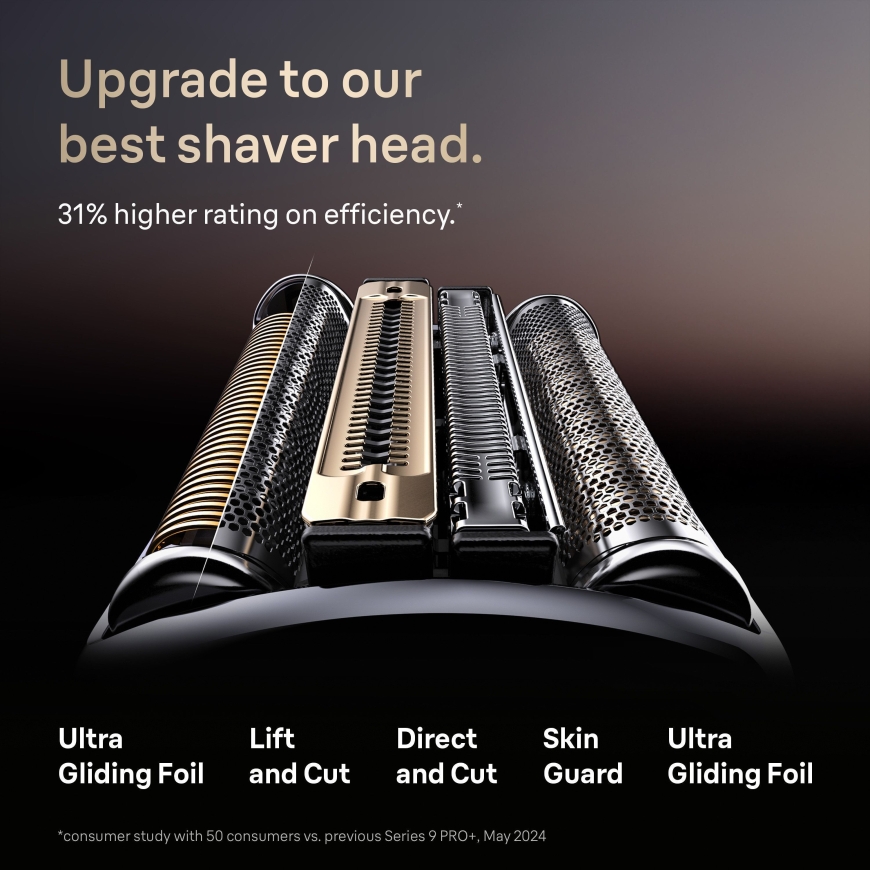 Braun NEVO shaver original replacement head, silver – 4