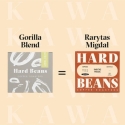 Hard Beans Coffee Rarity Almond Espresso kafijas pupiņas 250g Hard Beans Coffee Rarity Almond Espresso kafijas pupiņas 250g