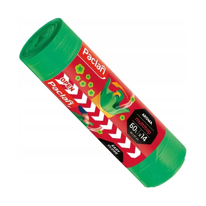 Prügikotid – Paclan 60L lillelõhnaga, 14 tk. – 2