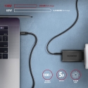 Axagon BUCM32-CM15AB SPEED+ USB-C USB 20Gbps/100W cable 1.5 m