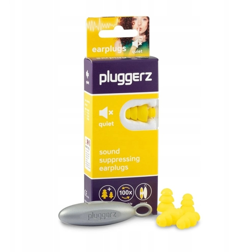Tzmo Pluggerz, Quiet, Earplugs, 4 pcs Unisex – 2