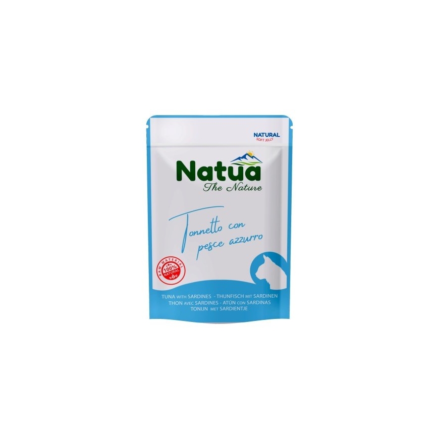 NATUA tonnikala sardiinien kanssa - märkä kissanruoka - 70g