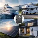 Qoltec Балансировщик напряжения 24В для аккумуляторов 2 x 12В | 5A | AGM GEL LiFePO4 | LCD Qoltec Балансировщик напряжения 24В для аккумуляторов 2 x 12В | 5A | AGM GEL LiFePO4 | LCD