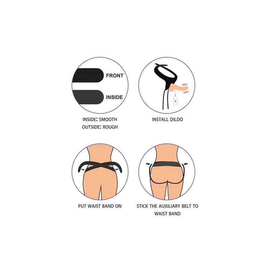 Lovetoy Vibruojantis „Easy Strapon“ rinkinys 7,5 colio – 3