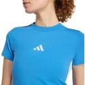 Moteriški marškinėliai adidas Essentials 3-Stripes Slim Baby jasnoniebieska KD2341 (M) Moteriški marškinėliai adidas Essentials 3-Stripes Slim Baby jasnoniebieska KD2341 (M)