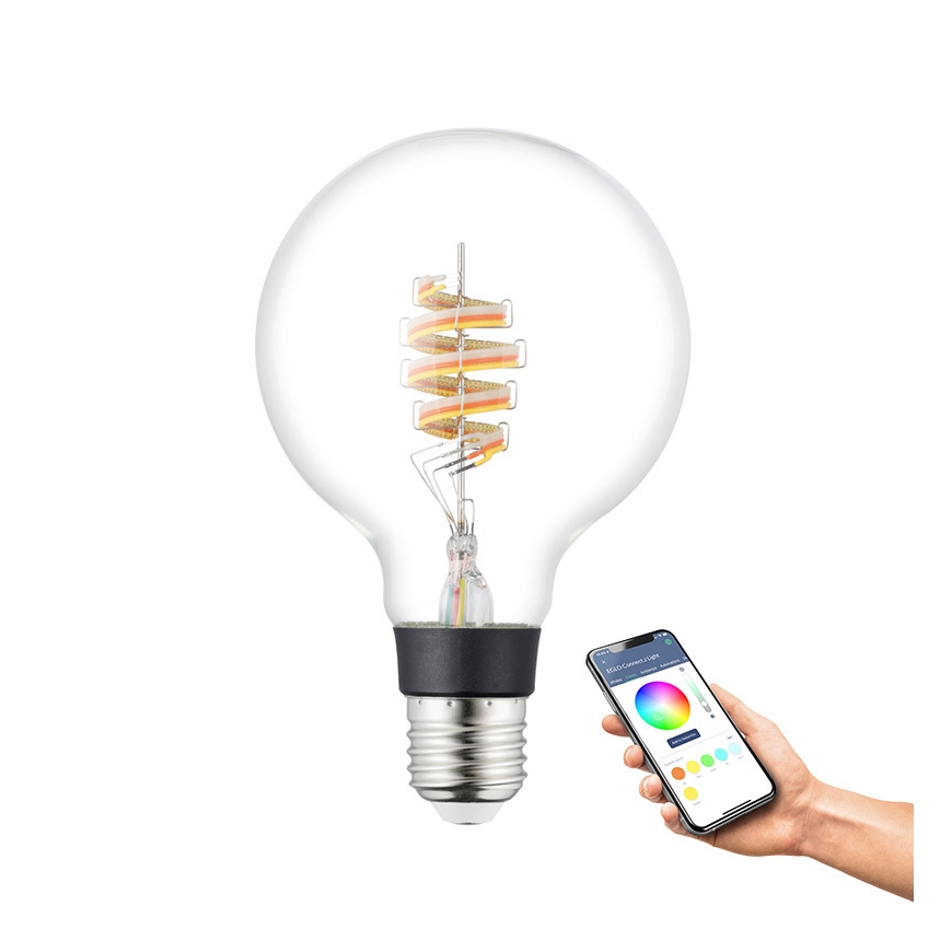 Eglo Connect.z nutikas lamp, E27, G95, RGBW, 7 W, 806 lm, hele, 1 tk – 3
