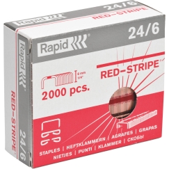Скобы Rapid Red Stripe 24/6, 2000 шт