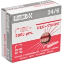 Скобы Rapid Red Stripe 24/6, 2000 шт Скобы Rapid Red Stripe 24/6, 2000 шт