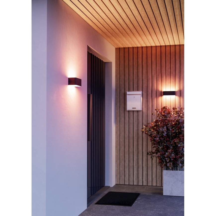 Eglo SANIA-Z smart outdoor wall light, black – 5