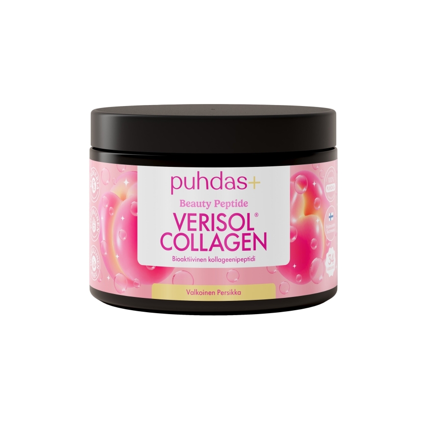 Puhdas+ Beauty Peptide Verisol-Collagen Powder, white peach, 150 g