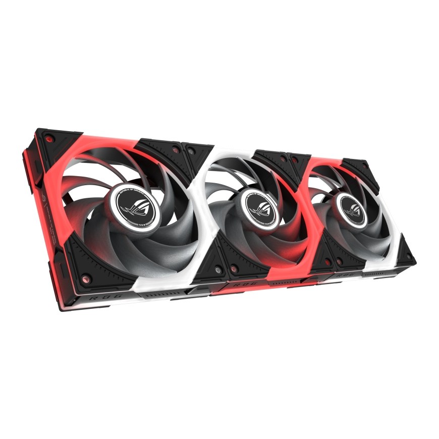 ASUS ROG Eurux GR120 ARGB Fan Triple Pack Datora korpusam Ventilators 12 cm Melns 3 pcs