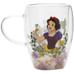 Widdop Co Disney Snow Baltic Floral Decorative Glass Mug