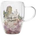 Widdop Co Disney Snow Baltas floral decorative glass mug Widdop Co Disney Snow Baltas floral decorative glass mug