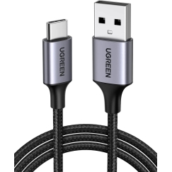 Ugreen 60124 USB kabelis USB 2.0 0,25 m USB A USB C 480 Gbit/s Juoda