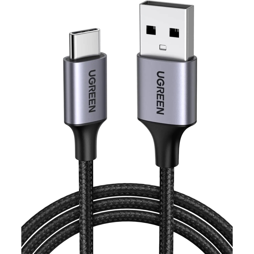 Ugreen 60124 USB-kaapeli USB 2.0 0,25 m USB A USB C 480 Gbit/s Musta
