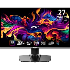 MSI MPG 271QRX QD-OLED monitori 67,3 cm (26.5") 2560 x 1440 pikseļi Wide Quad HD Melns