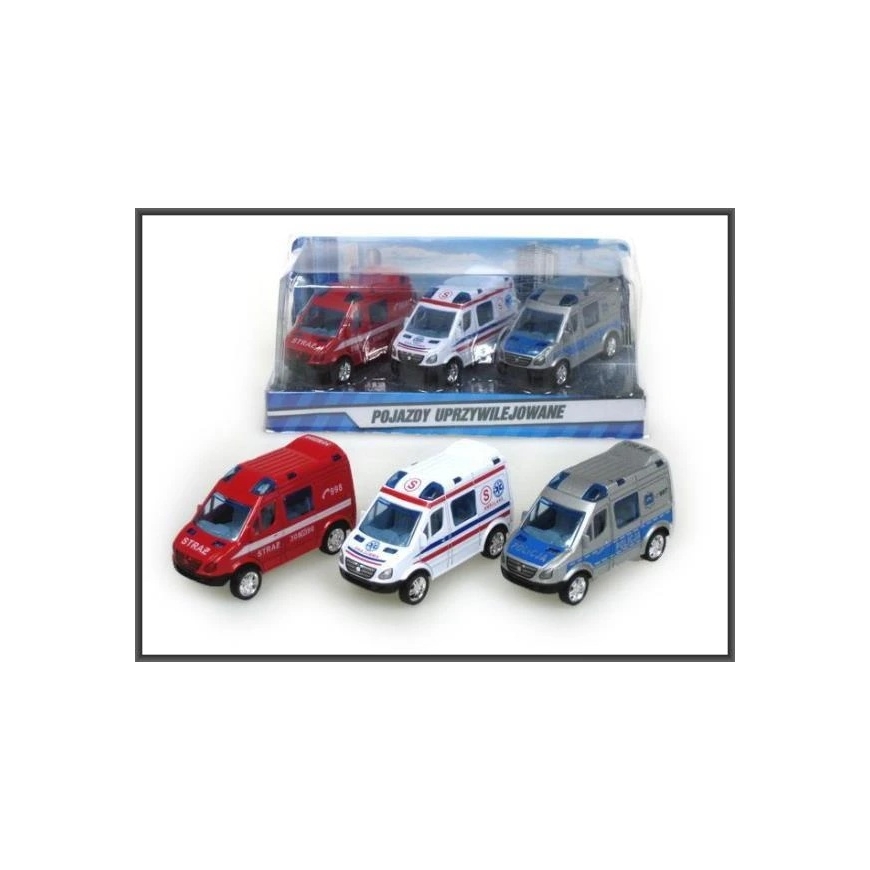 HKG Priviliģētais Hipo Mini Van 8cm 3 gab