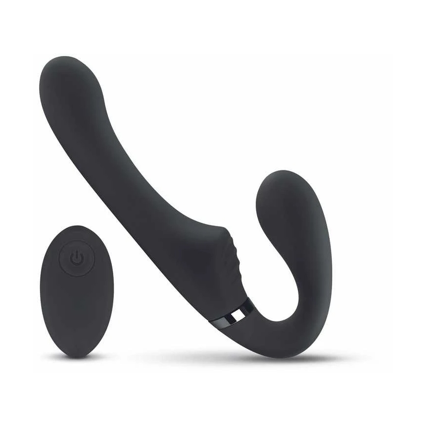 No Parts Be dalių – Avery be petnešėlių prisegamas vibruojantis dildo – 22 cm