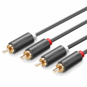 Ugreen 10517 AV104 2RCA Cinch - 2RCA Cinch Musta Ugreen 10517 AV104 2RCA Cinch - 2RCA Cinch Musta