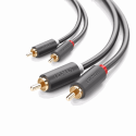 Ugreen 10517 AV104 2RCA Cinch į 2RCA Cinch Juodas Ugreen 10517 AV104 2RCA Cinch į 2RCA Cinch Juodas