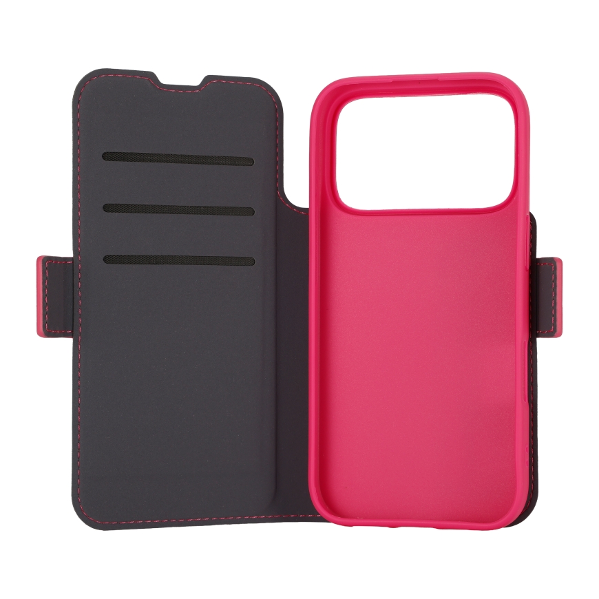 FoneKit MagSafe BookCase aizsargpārvalks, iPhone 18 Pro Max / 17 Pro Max, rozā – 3